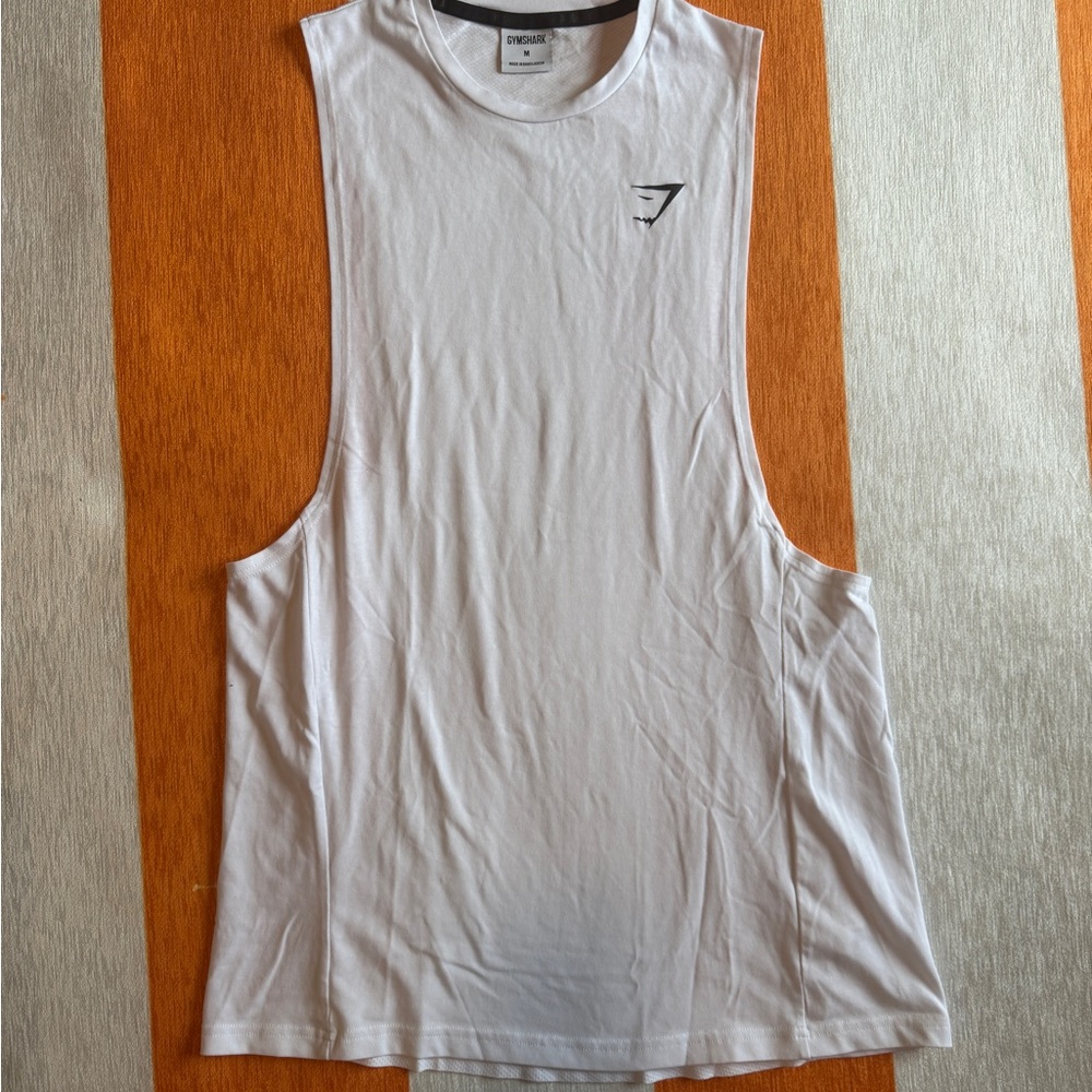 Gymshark White Training Muscle Tank
